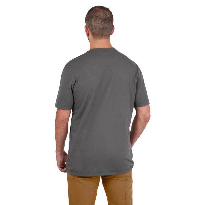 Milwaukee Gridiron M Short Sleeve Men's Round Neck Gray Tee Shirt