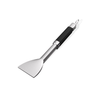 Weber Flat Grip Stainless Steel Black/Silver Grill Tongs