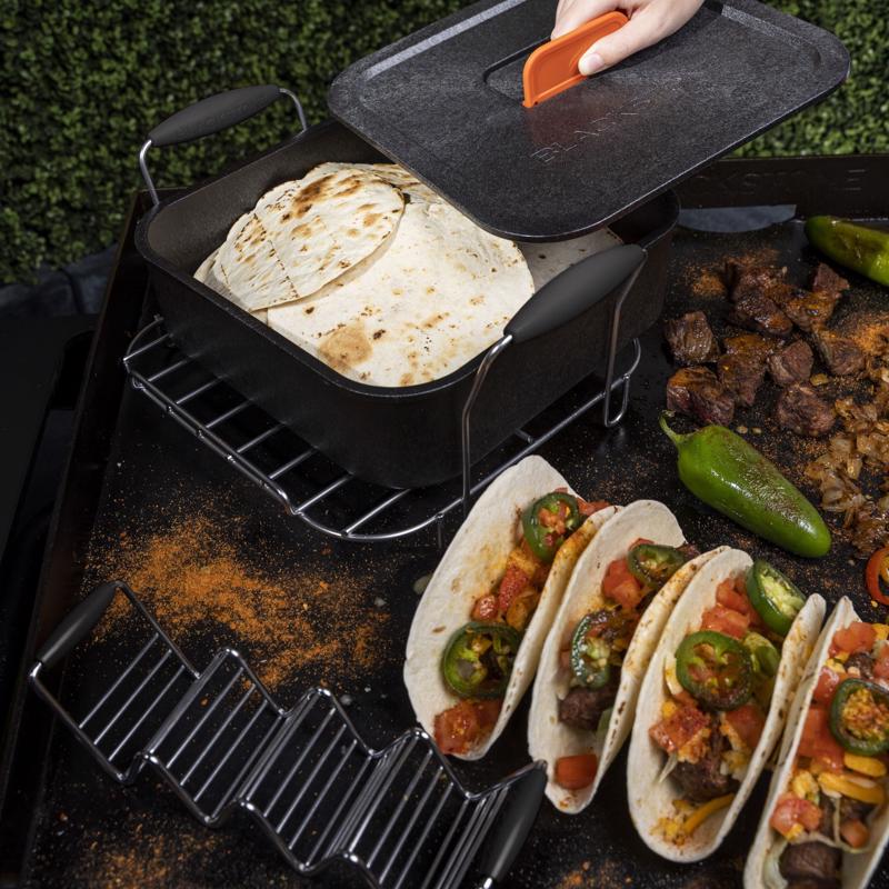 Blackstone Plastic/Stainless Steel Taco Tray