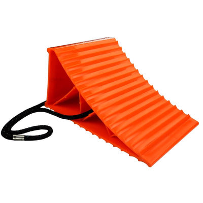 Seachoice Orange W/Rope Wheel Chock