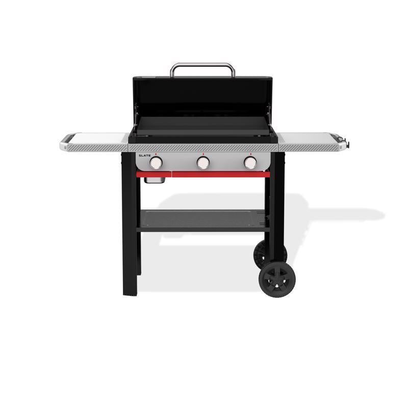 Weber Slate 28" Rust Resistant 3 Burner Liquid Propane Outdoor Griddle Black
