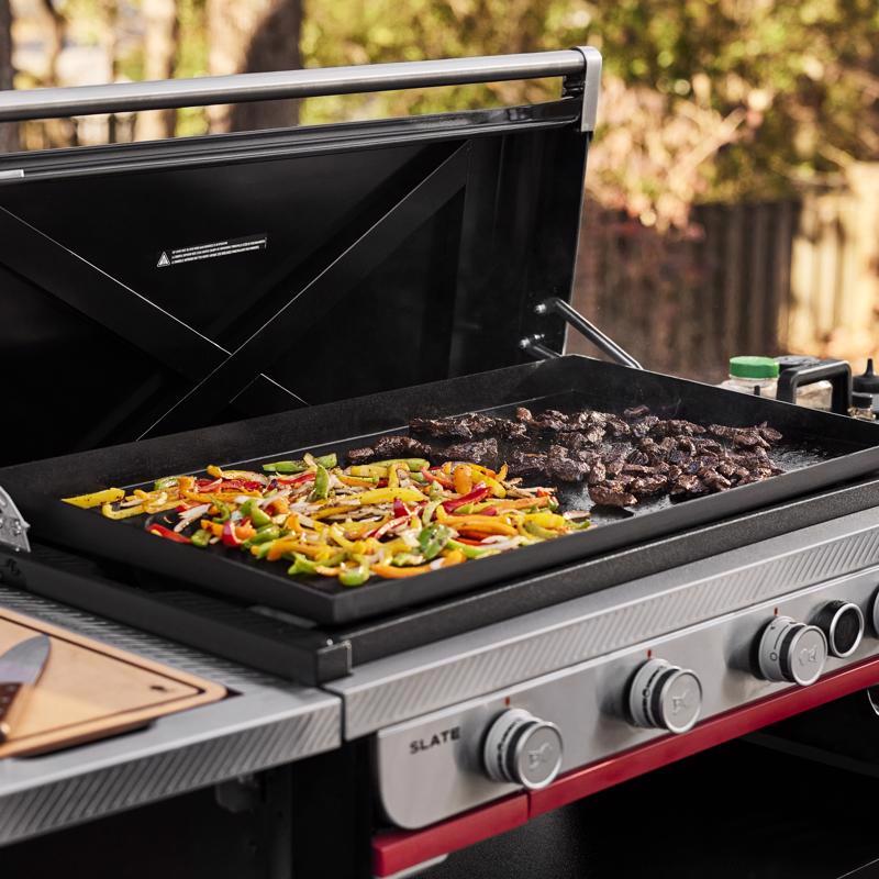 Weber Slate 36" Rust-Resistant 4 Burner Natural Gas Outdoor Griddle Black