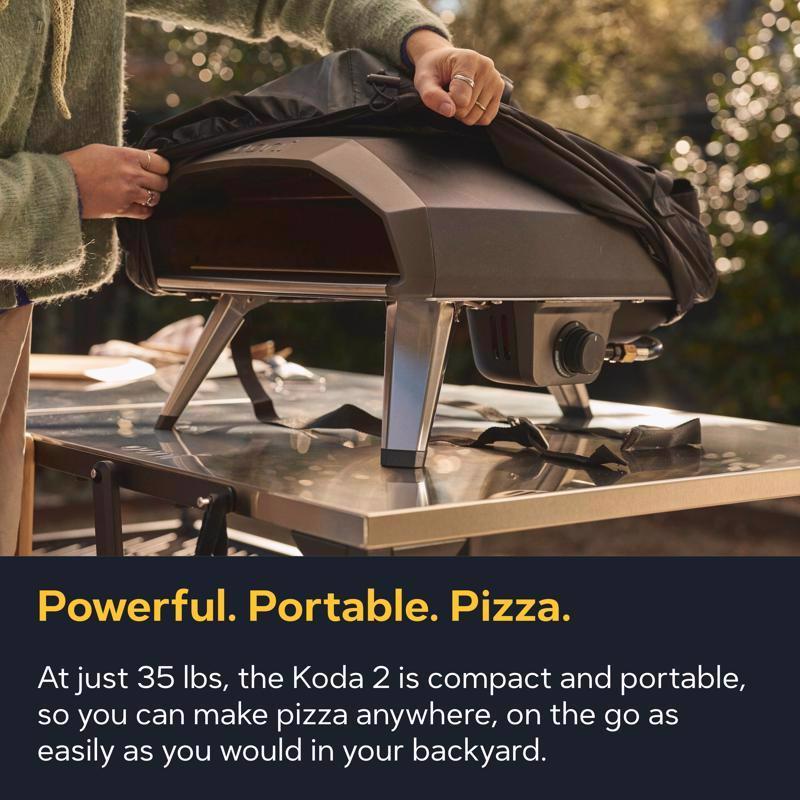 Ooni Koda 2 Propane Gas Outdoor Pizza Oven Foundry Black