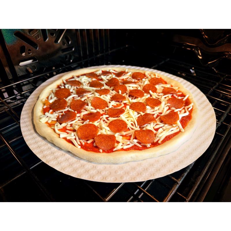 Urban Slicer Pizza Worx Paper Composite White Pizza Chopping Board 6 each