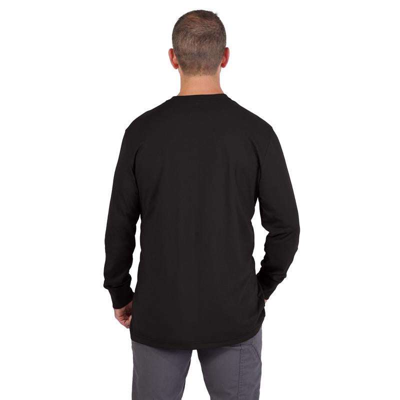 Milwaukee Gridiron M Long Sleeve Men's Round Neck Black Tee Shirt