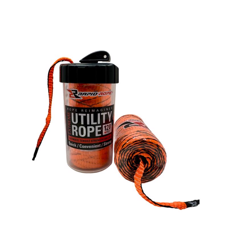 Rapid Rope 3/8 in. D X 120 linear ft L Orange Braided Polyester Rope
