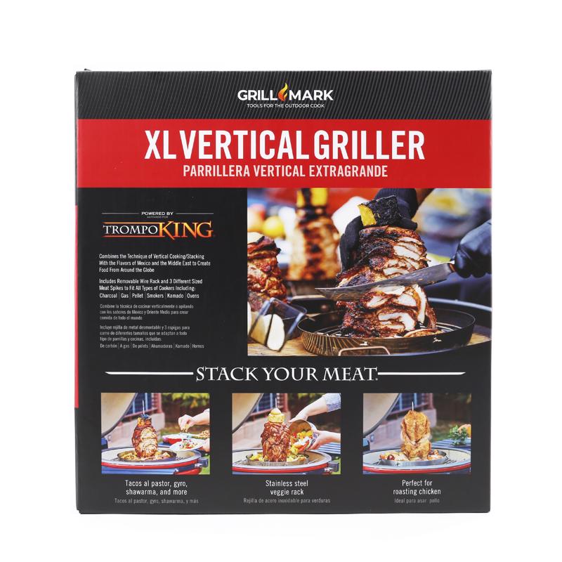Grill Mark Trompo King Stainless Steel Grill Topper 13.25 in. W