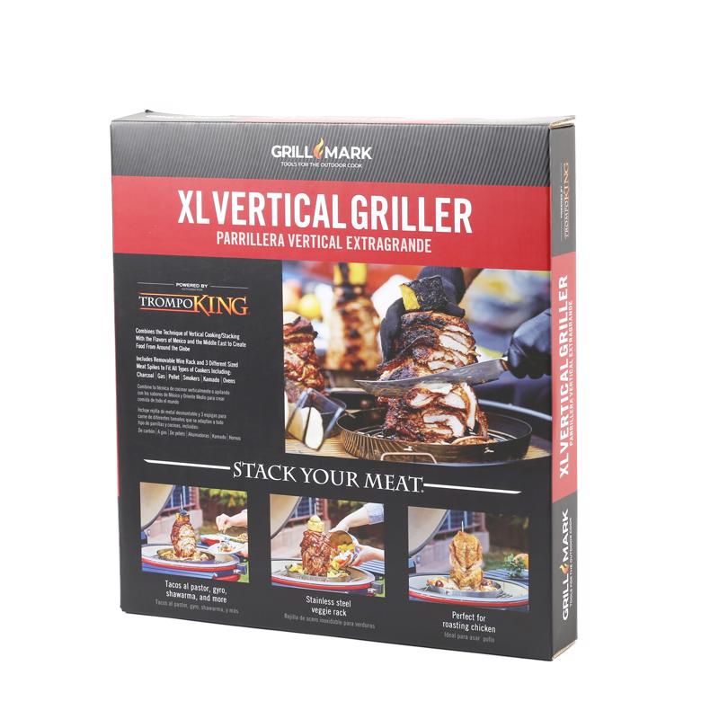 Grill Mark Trompo King Stainless Steel Grill Topper 13.25 in. W