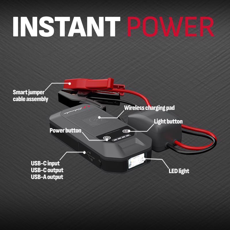 Schumacher Manual 12 V 1000 amps Battery Jump Starter