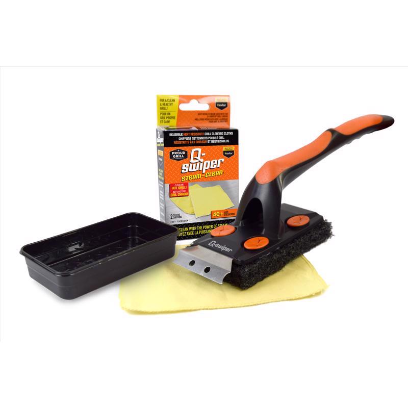 Q-Swiper Steam Clean Grill Cleaning Kit 3 pc