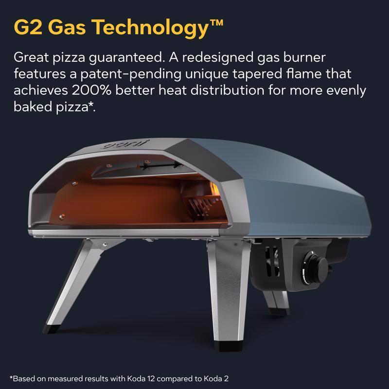 Ooni Koda 2 Propane Gas Outdoor Pizza Oven Slate Blue
