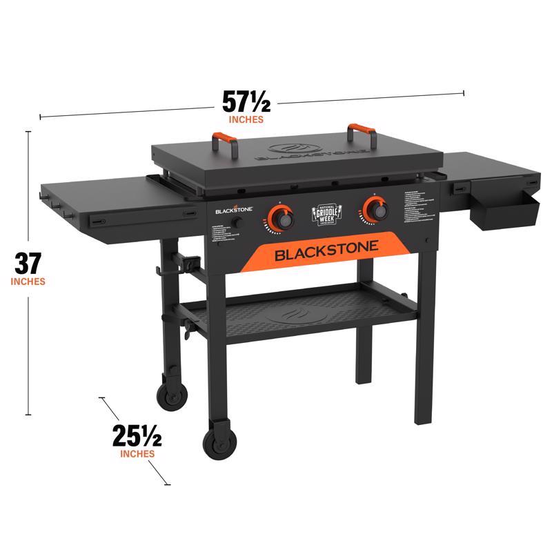 Blackstone Original 2 Burner Liquid Propane Outdoor Griddle Black