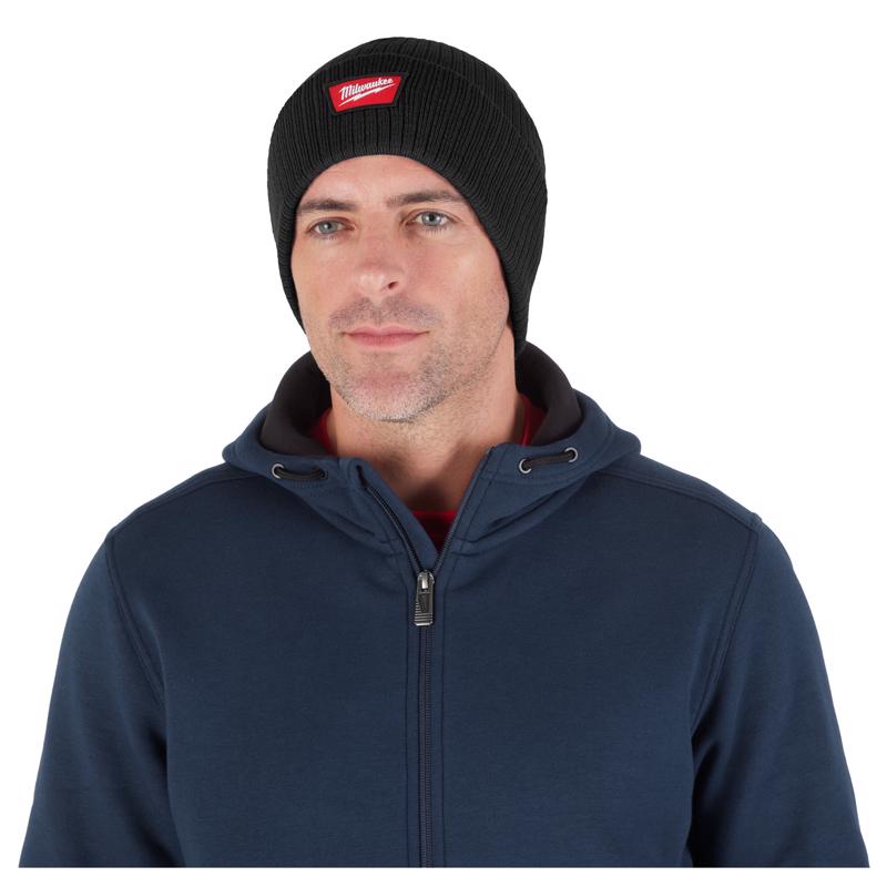 Milwaukee Cuffed Knit Beanie Black One Size Fits Most