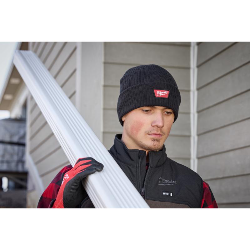 Milwaukee Cuffed Knit Beanie Black One Size Fits Most