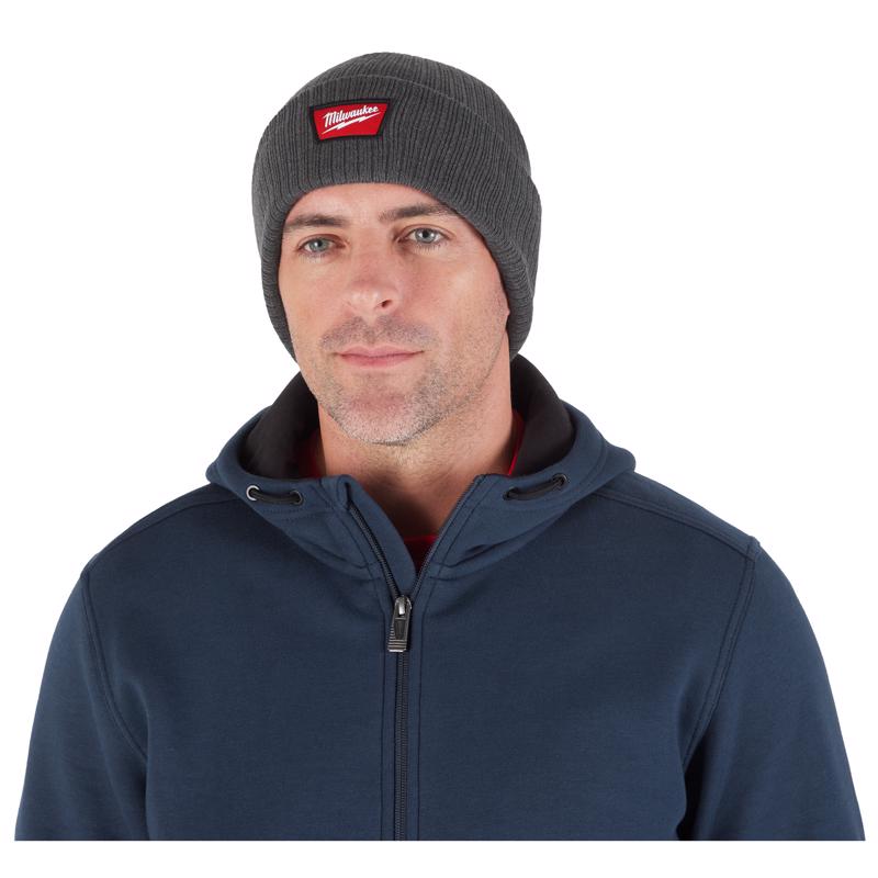 Milwaukee Cuffed Knit Beanie Dark Gray One Size Fits Most