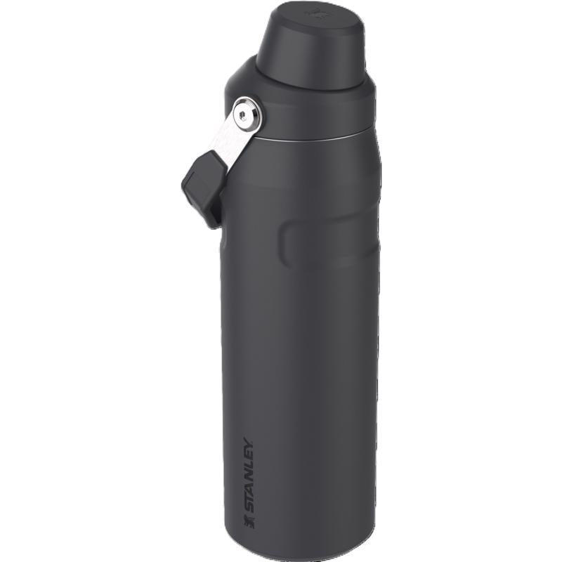 Stanley IceFlow Fast Flow 24 oz Black 2.0 BPA Free Bottle with Straw Cap