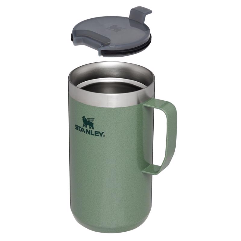 Stanley Green Camping Mug 6.81 in. H X 5.12 in. W X 3.64 in. L 24 oz