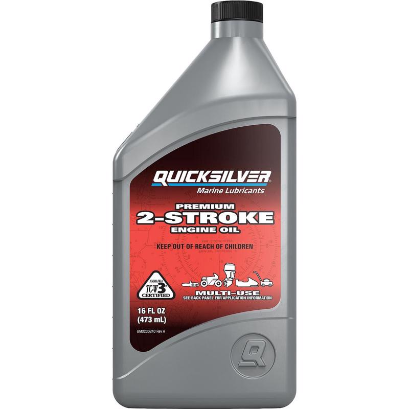 Quicksilver TC-W3 2-Cycle Outboard Engine Oil 16 oz