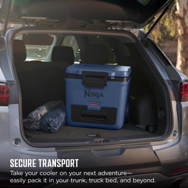 Ninja FrostVault Blue 30 qt. cap. Roller Cooler