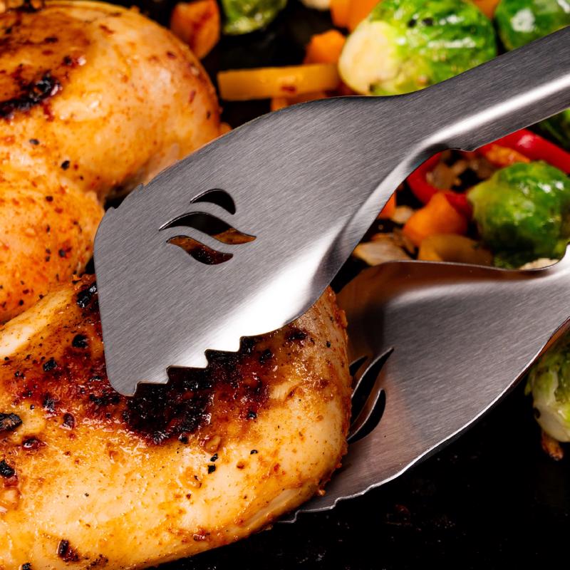 Blackstone Iron Forged Plastic/Stainless Steel Black/Silver Grill Turner/Tong