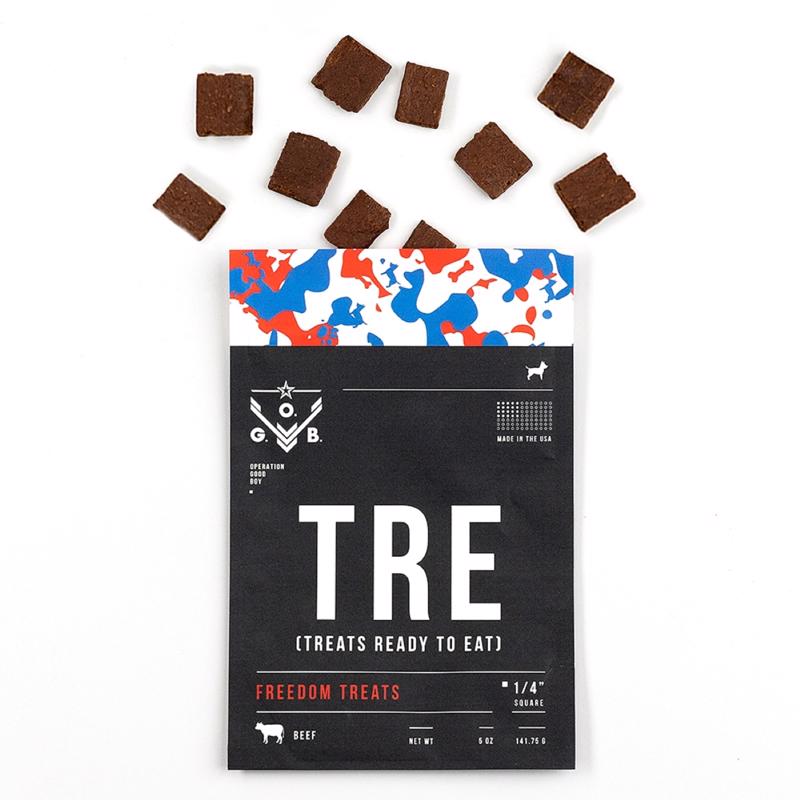 Operation Good Boy TRE Beef Treats For Dogs 5 oz 1 in.