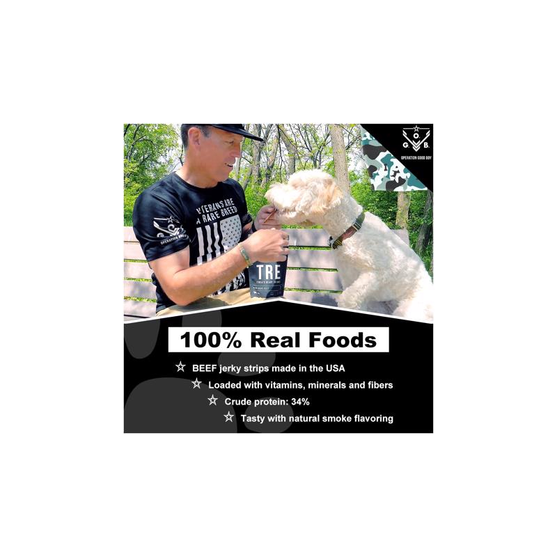 Operation Good Boy TRE Beef Jerky For Dogs 5 oz