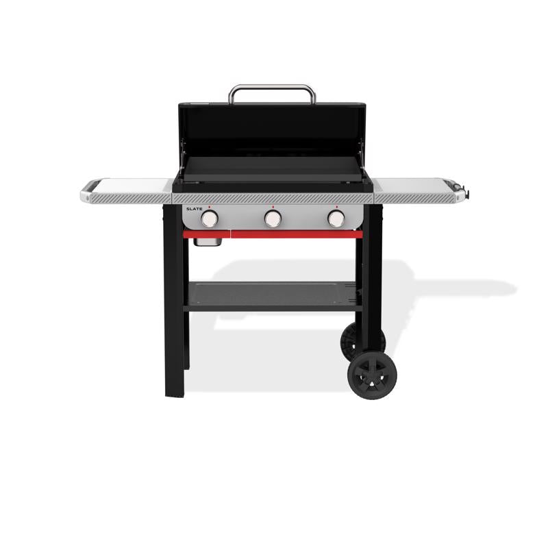 Weber 28" Rust Resistant 3 Burner Natural Gas Outdoor Griddle Black