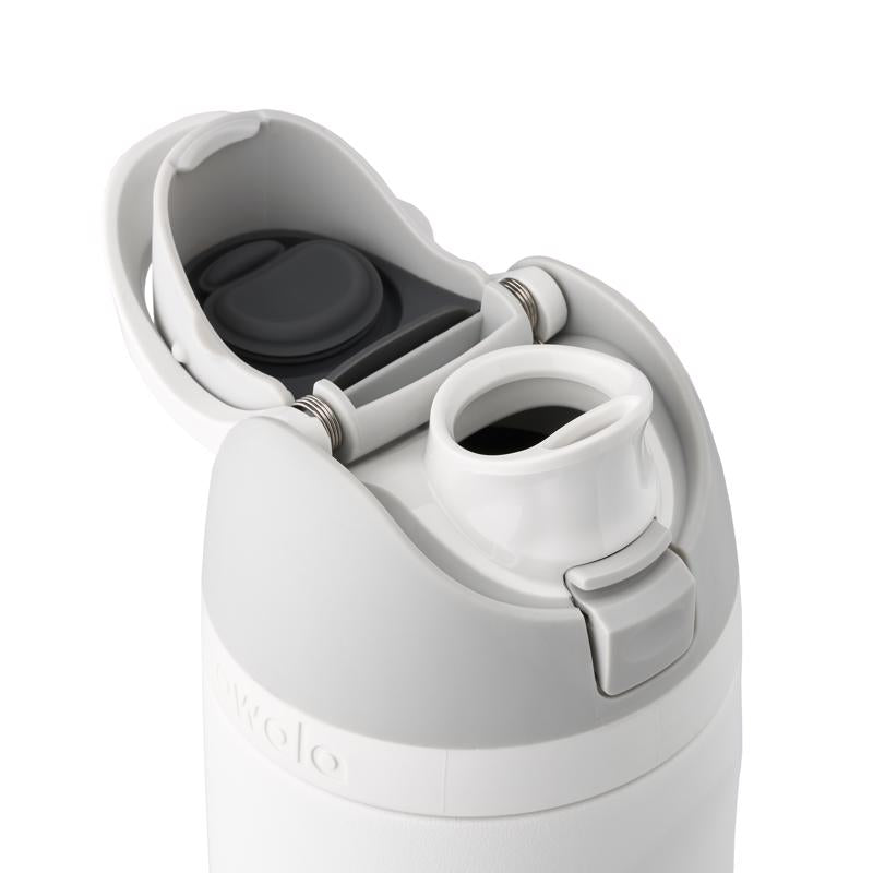 Owala FreeSip 24 fl. oz. Shy Marshmallow BPA Free Water Bottle with Spout Lid