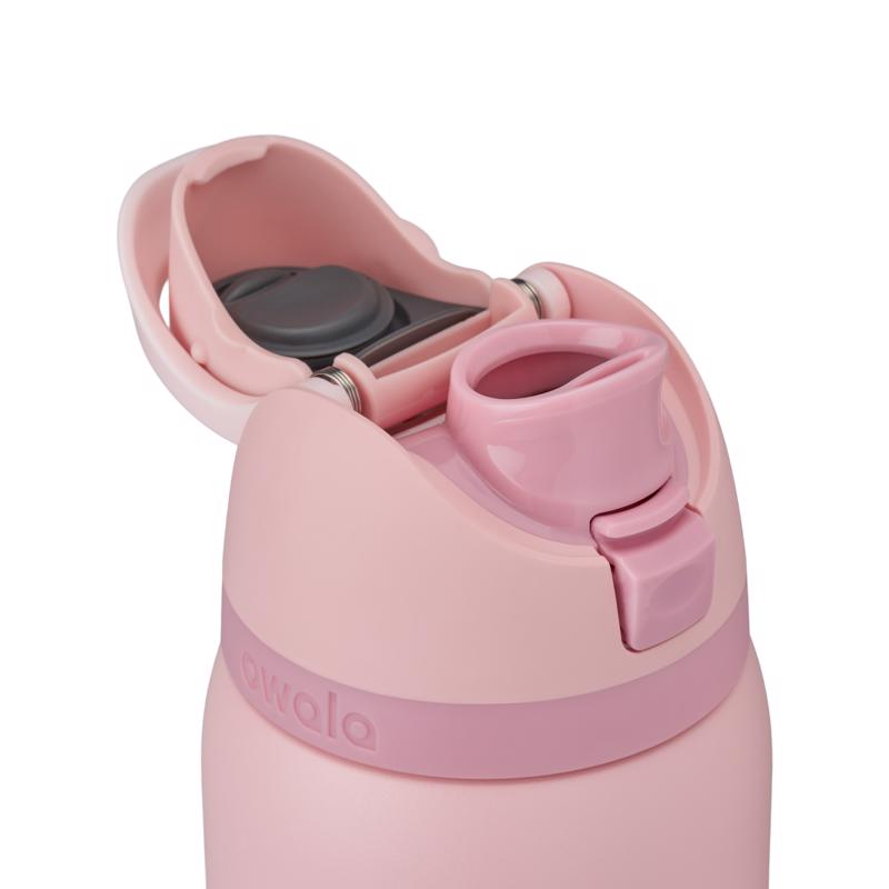 Owala FreeSip 32 fl. oz. Rose Quartz BPA Free Water Bottle with Spout Lid