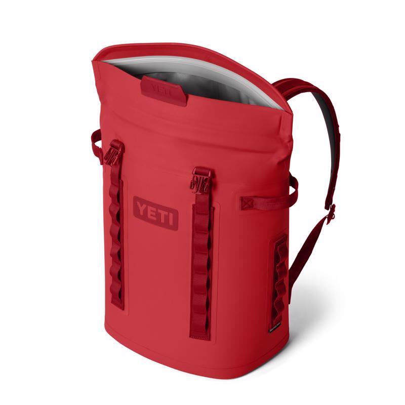 YETI Hopper M20 Rescue Red 36 cans Backpack Cooler