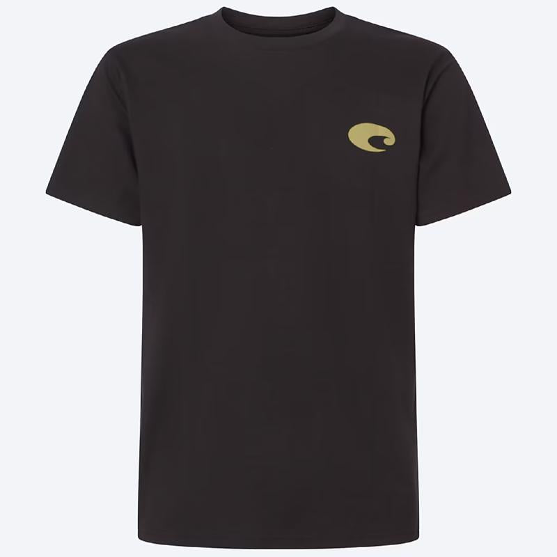 Costa L Short Sleeve Men's Crew Neck Black Species Shield Tee Shirt