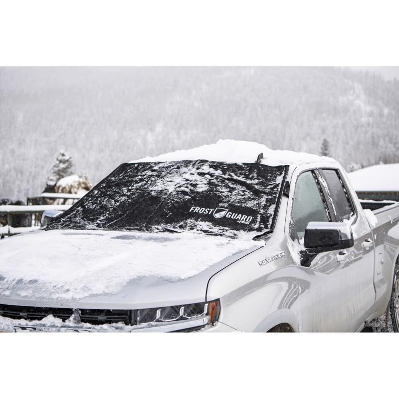 FrostGuard Plus Black Winter Windshield Cover Cars/SUVs