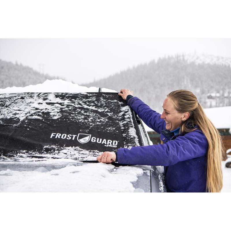FrostGuard Plus Black Winter Windshield Cover Cars/SUVs