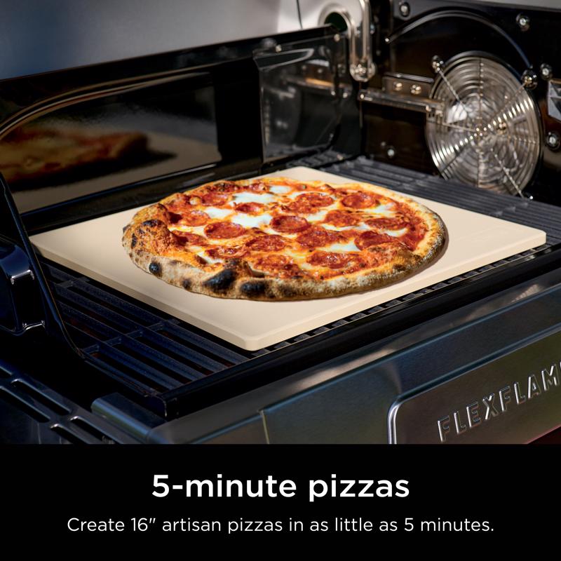Ninja Artisan Ceramic Grill Pizza Stone 16 in. L X 16 in. W