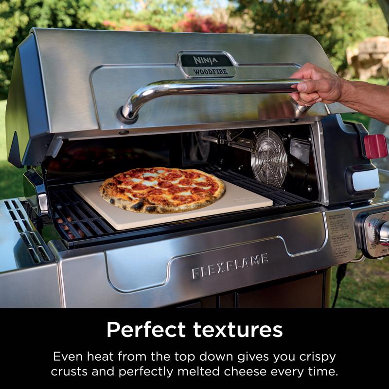 Ninja Artisan Ceramic Grill Pizza Stone 16 in. L X 16 in. W