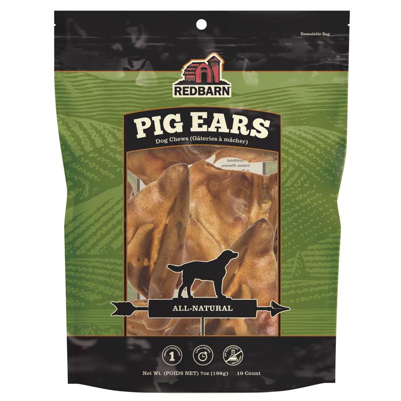 Redbarn Pork Grain Free Pig Ear For Dogs 7 oz