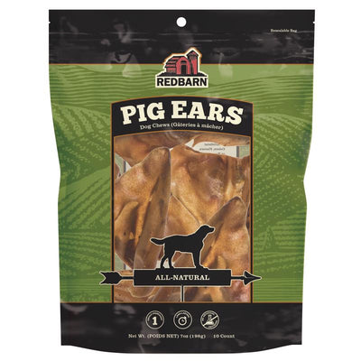 Redbarn Pork Grain Free Pig Ear For Dogs 7 oz