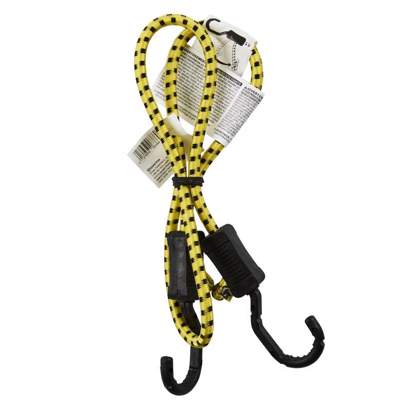 Keeper Zip Cord Yellow Bungee Cord 40 in. L X 0.315 in.