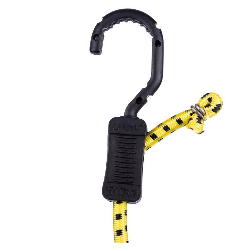 Keeper Zip Cord Yellow Bungee Cord 40 in. L X 0.315 in.