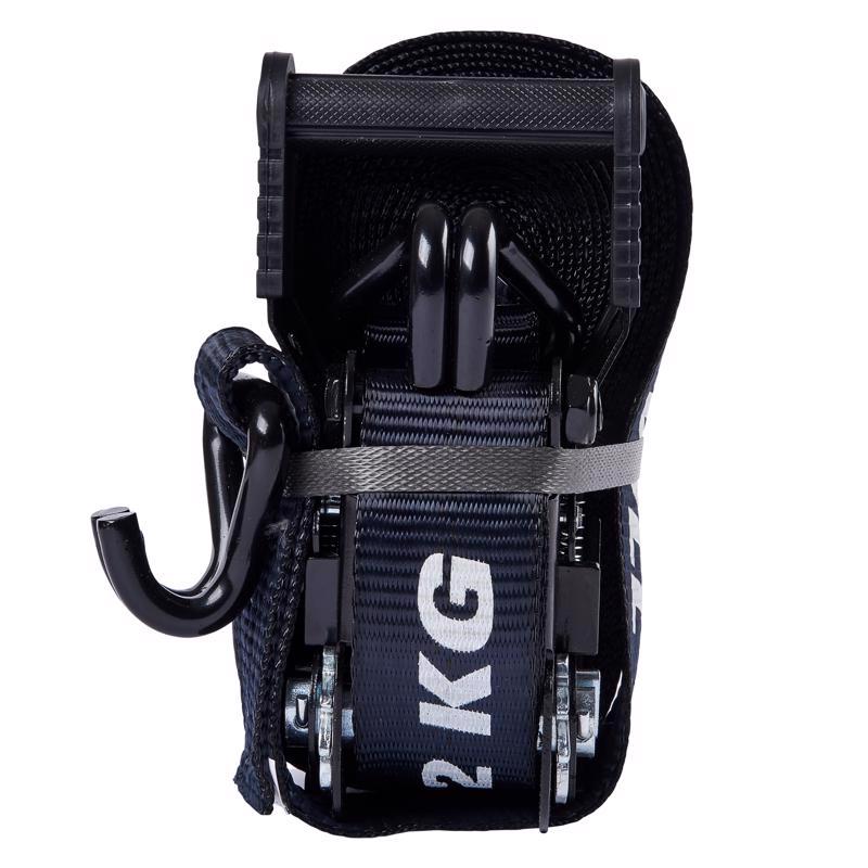 Keeper Extreme Webbing 2 in. W X 27 ft/lb L Black Ratchet Tie Down 3333 lb