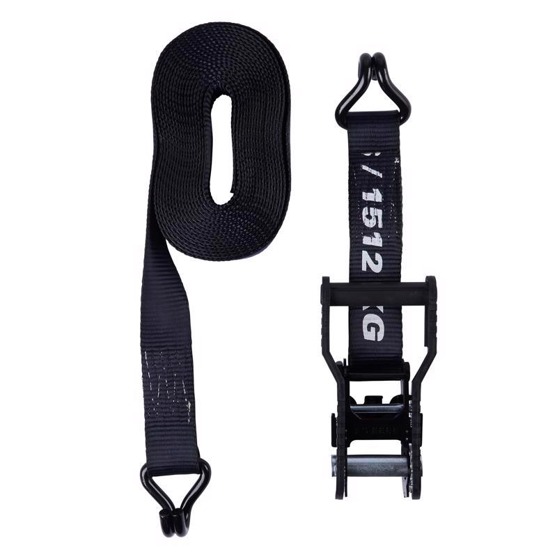 Keeper Extreme Webbing 2 in. W X 27 ft/lb L Black Ratchet Tie Down 3333 lb