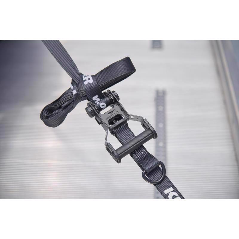 Keeper Extreme Webbing 1.25 in. W X 16 ft. L Black Ratchet Tie Down 1000 lb 2 pk