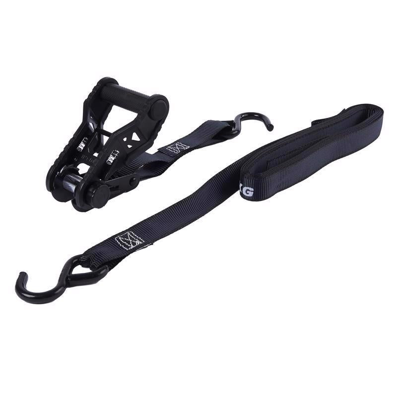 Keeper Extreme Webbing 1 in. W X 14 ft. L Black Ratchet Tie Down 500 lb 2 pk