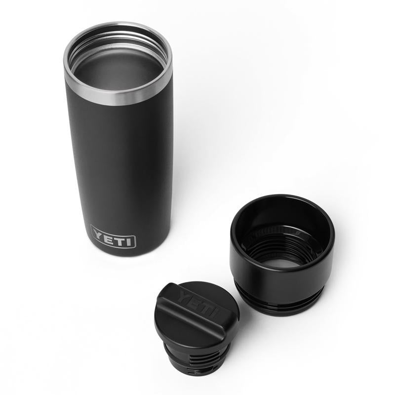YETI Rambler 16 oz Black BPA Free Bottle with Hotshot Cap