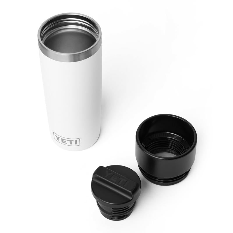 YETI Rambler 16 oz White BPA Free Bottle with Hotshot Cap