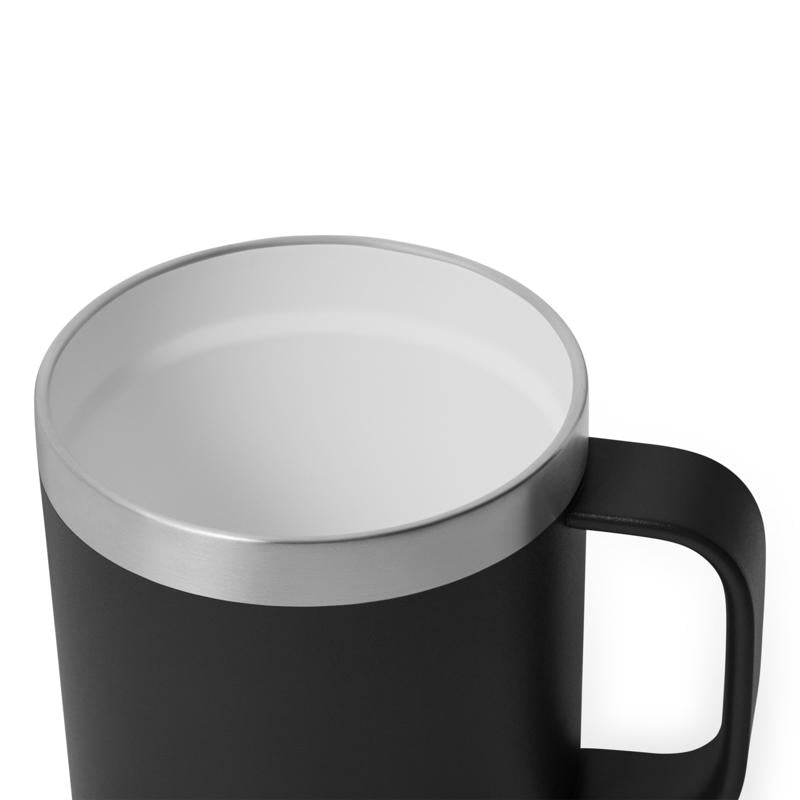 YETI Rambler 10 oz Black BPA Free Ceramic Lined Stackable Mug with MagSlider Lid