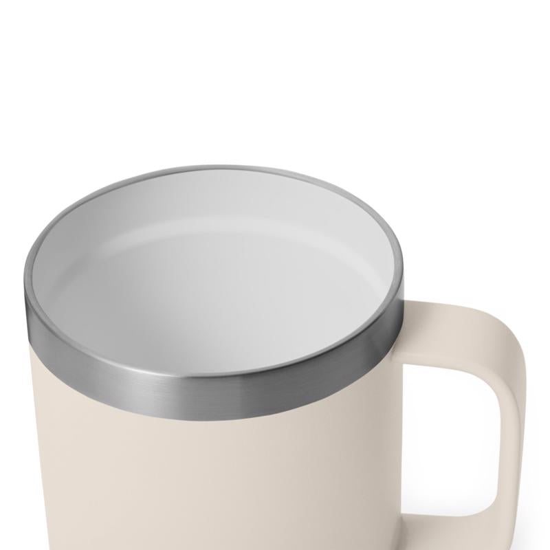 YETI Rambler 10 oz Cape Taupe BPA Free Ceramic Lined Stackable Mug with MagSlider Lid