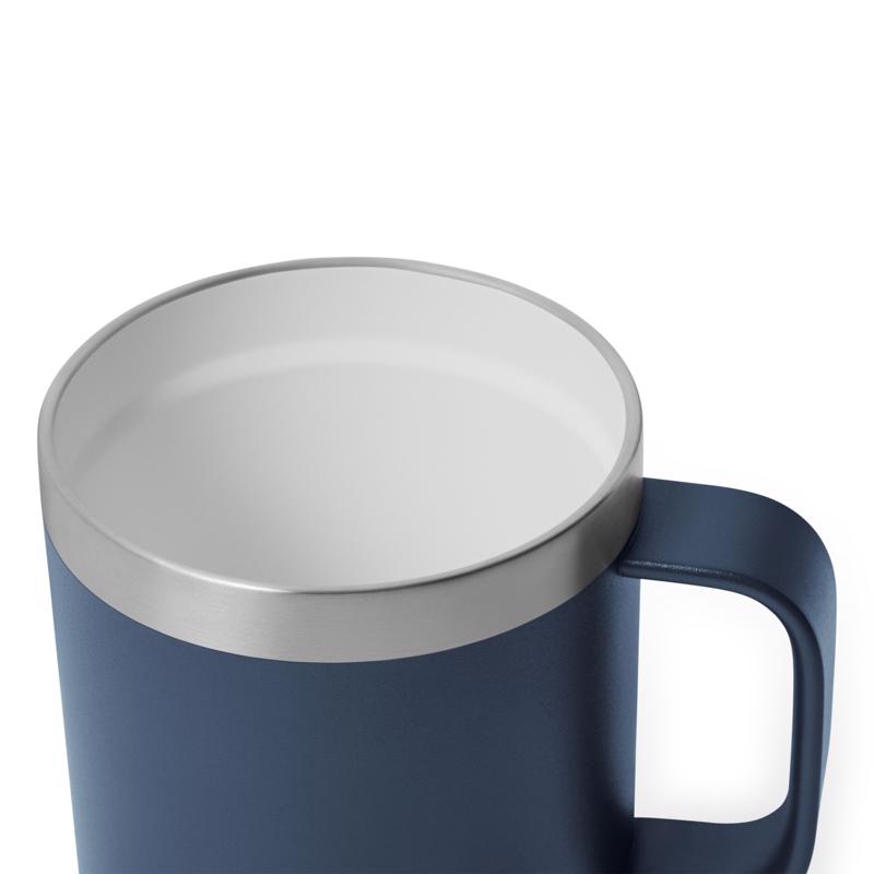 YETI Rambler 10 oz Navy BPA Free Ceramic Lined Stackable Mug with MagSlider Lid