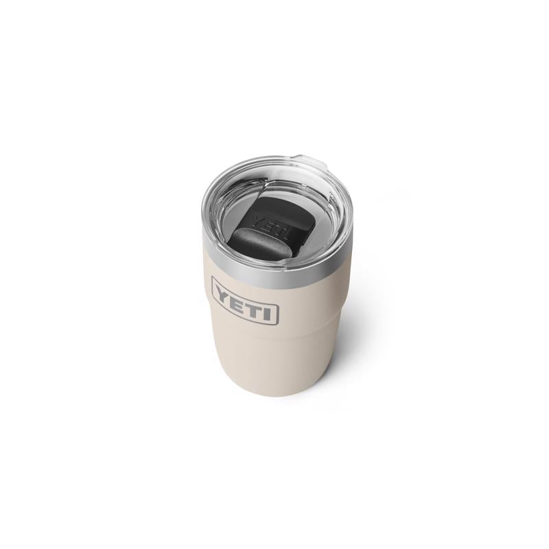 YETI Rambler 8 oz Cape Taupe BPA Free Ceramic Lined Stackable Tumbler with MagSlider Lid