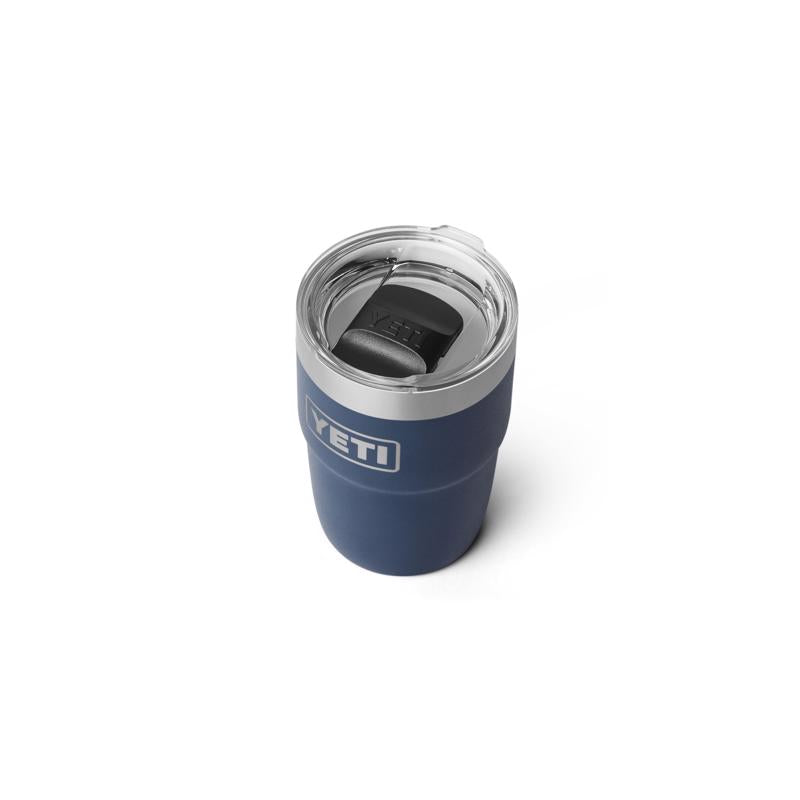YETI Rambler 8 oz Navy BPA Free Ceramic Lined Stackable Tumbler with MagSlider Lid